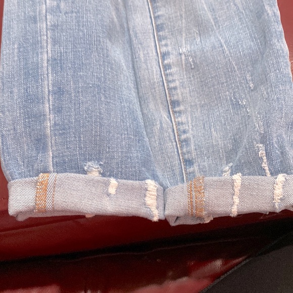 Aeropostale Jeans Women Blue Distressed Look FLEX EFFECTS High Waisted SIZE 00 - Picture 11 of 11